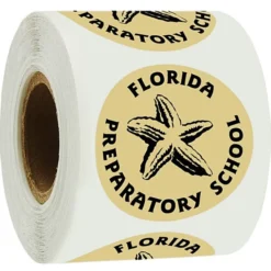 Sticker by the Roll - Circle - 1 1/2 inches