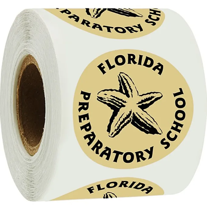 Sticker by the Roll - Circle - 1 1/2 inches