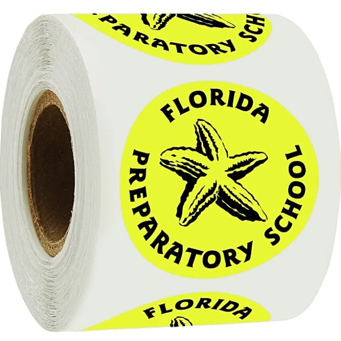 Sticker by the Roll - Circle - 1 1/2 inches