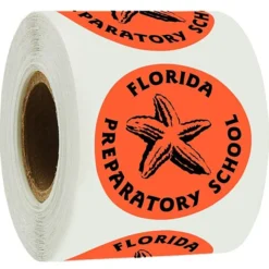 Sticker by the Roll - Circle - 1 1/2 inches
