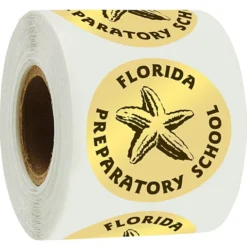 Sticker by the Roll - Circle - 1 1/2 inches