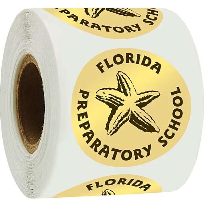 Sticker by the Roll - Circle - 1 1/2 inches