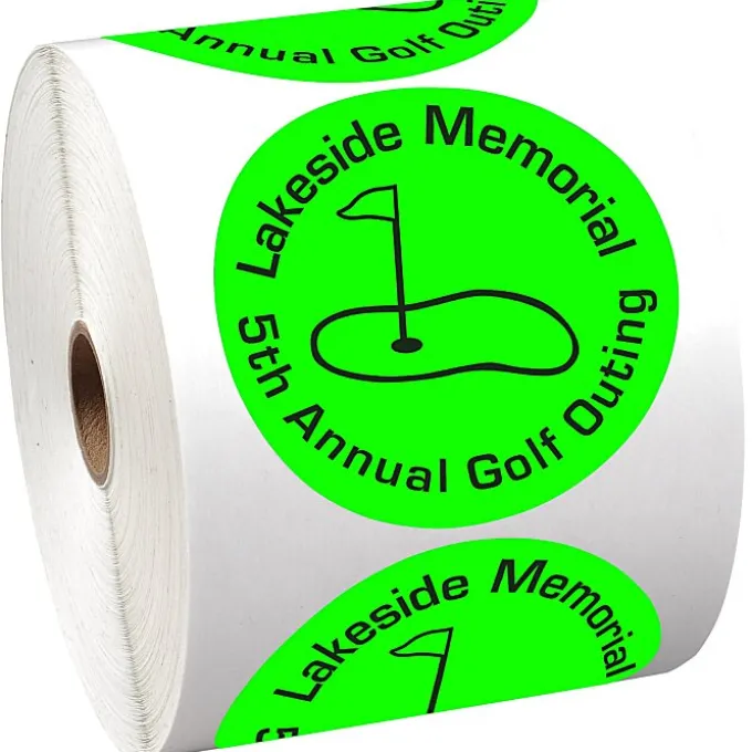Sticker by the Roll - Circle - 3 1/4 inches
