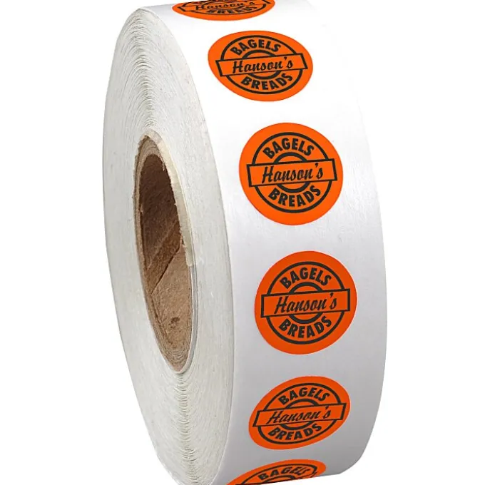 Sticker by the Roll - Circle - 1/2 inch