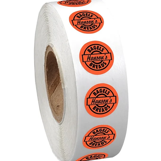 Sticker by the Roll - Circle - 1/2 inch