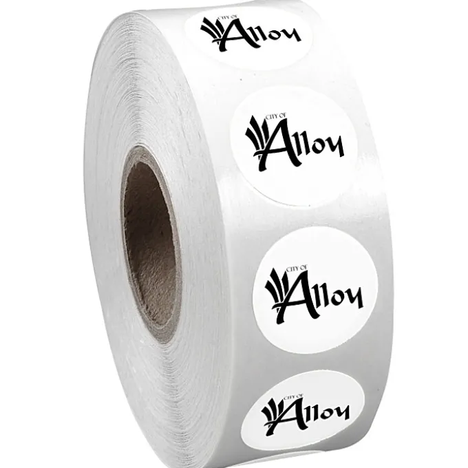 Sticker by the Roll - Circle - 3/4 inch