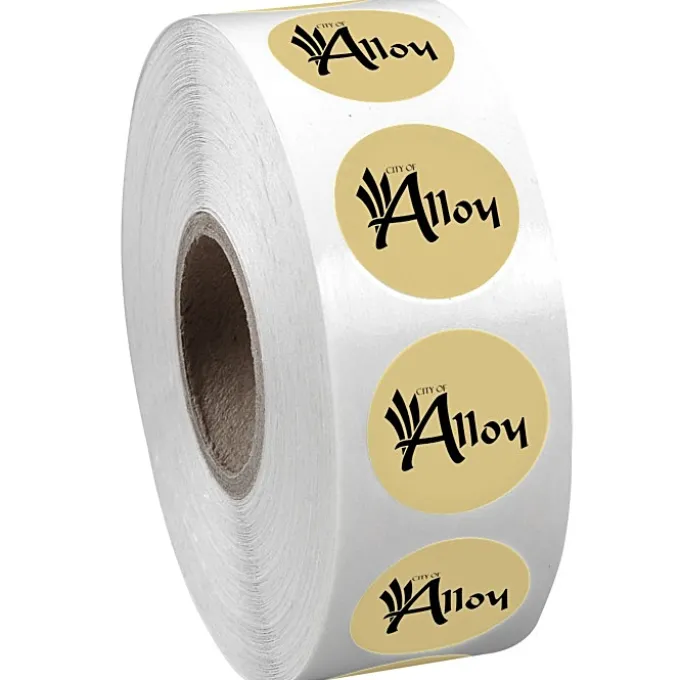 Sticker by the Roll - Circle - 3/4 inch