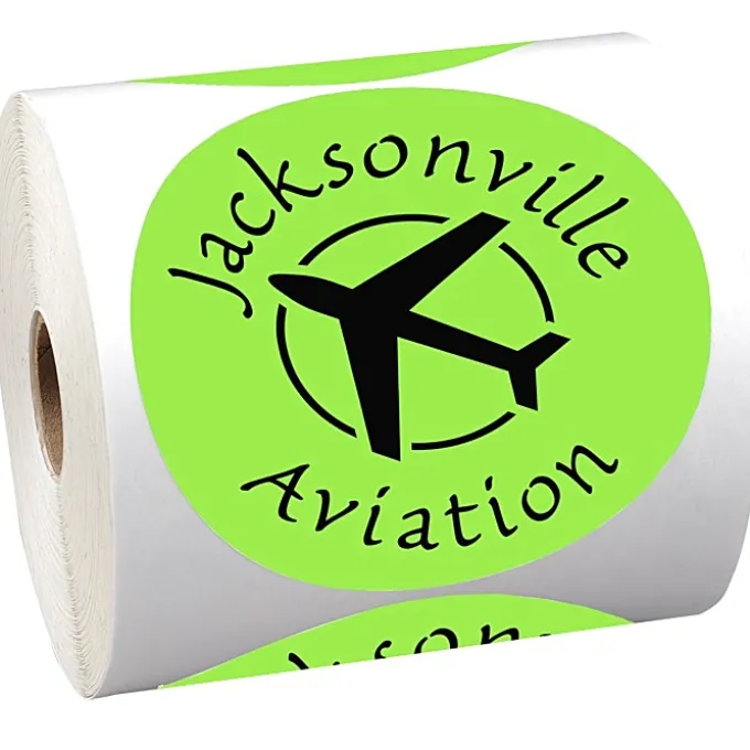 Sticker by the Roll - Circle - 4 inches