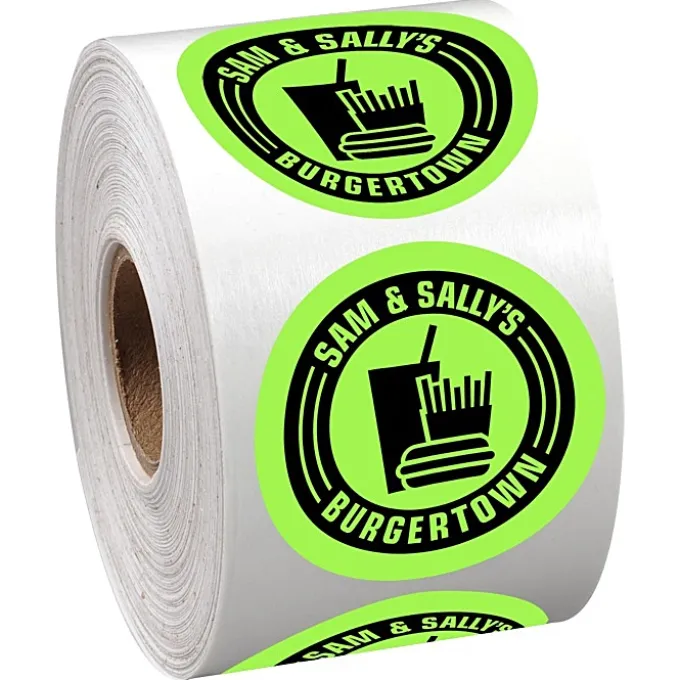 Sticker by the Roll - Circle - 1 3/4 inches