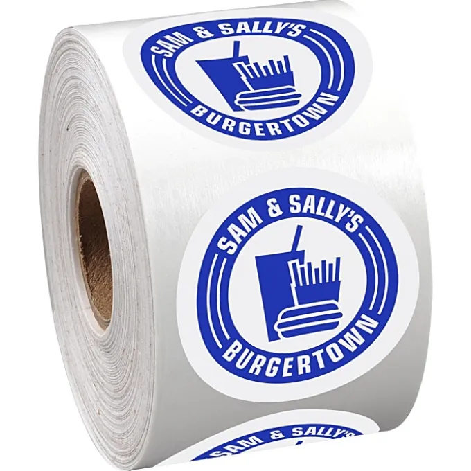 Sticker by the Roll - Circle - 1 3/4 inches