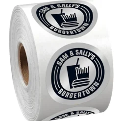 Sticker by the Roll - Circle - 1 3/4 inches