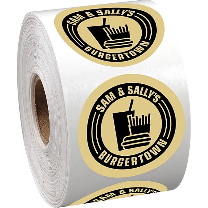 Sticker by the Roll - Circle - 1 3/4 inches