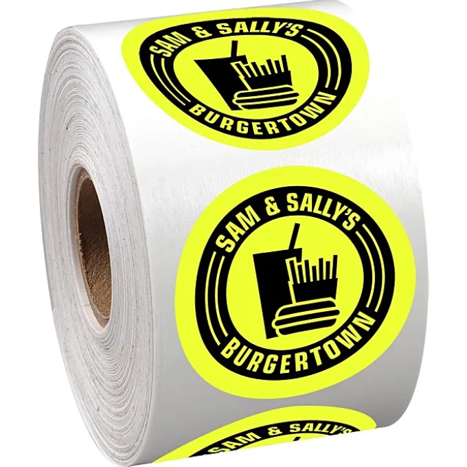 Sticker by the Roll - Circle - 1 3/4 inches