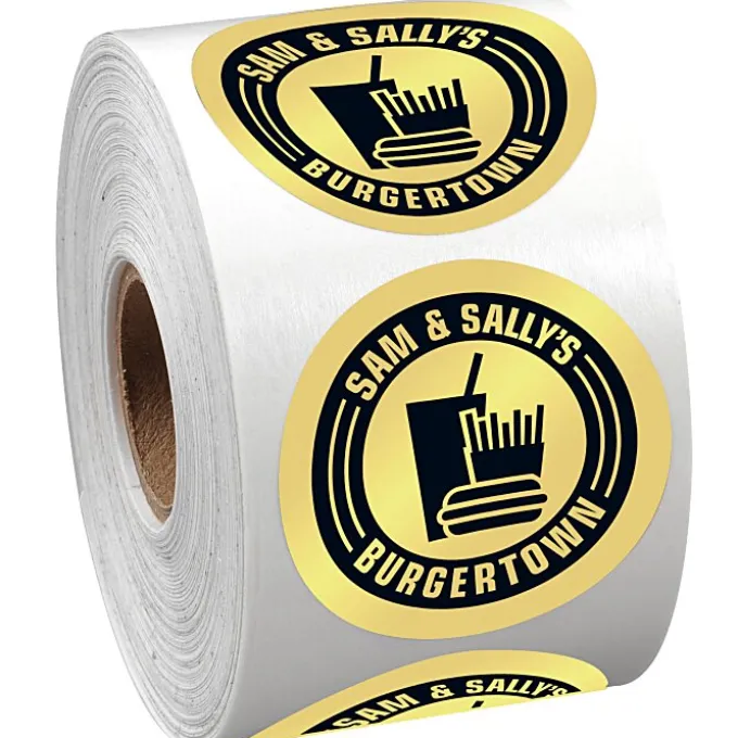 Sticker by the Roll - Circle - 1 3/4 inches