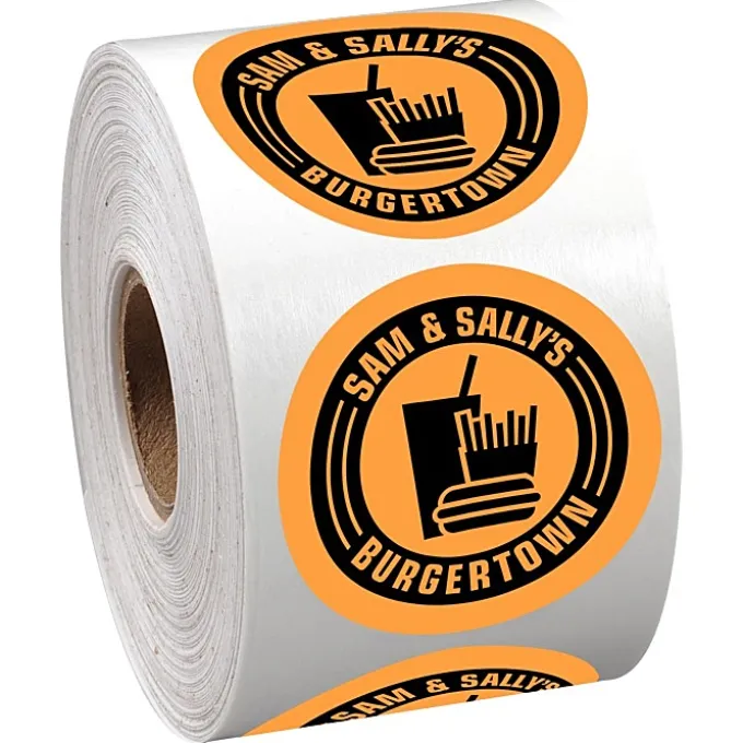 Sticker by the Roll - Circle - 1 3/4 inches