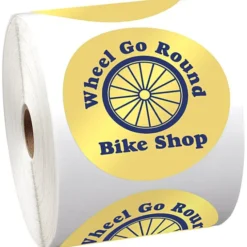 Sticker by the Roll - Circle - 3 1/2 inches