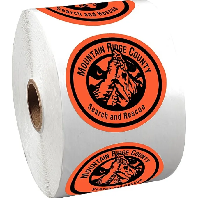 Sticker by the Roll - Circle - 2 1/4 inches