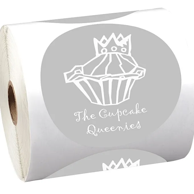 Sticker by the Roll - Circle - 3 3/4 inches