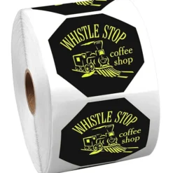 Sticker by the Roll - Octagon - 2-1/4 inches x 2-1/4 inches