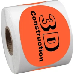 Sticker by the Roll - Oval - 2 inches x 3 inches