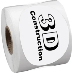 Sticker by the Roll - Oval - 2 inches x 3 inches