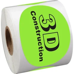 Sticker by the Roll - Oval - 2 inches x 3 inches