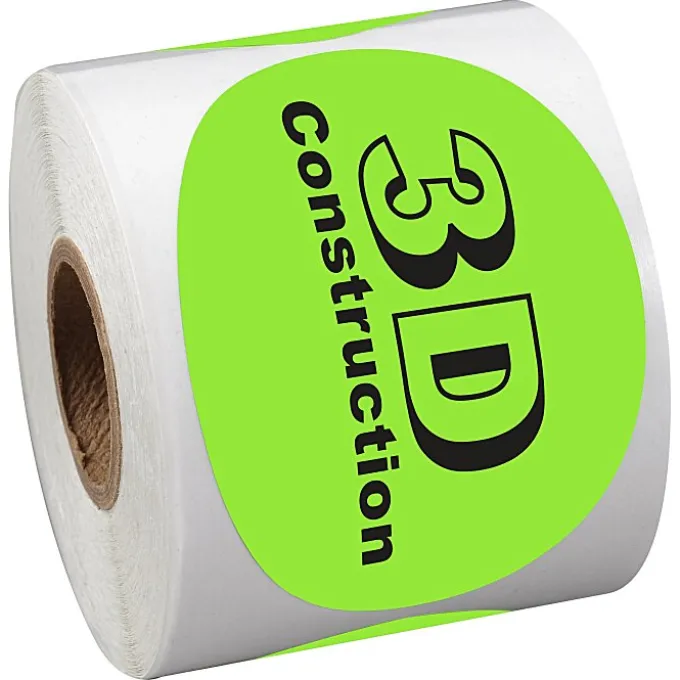 Sticker by the Roll - Oval - 2 inches x 3 inches