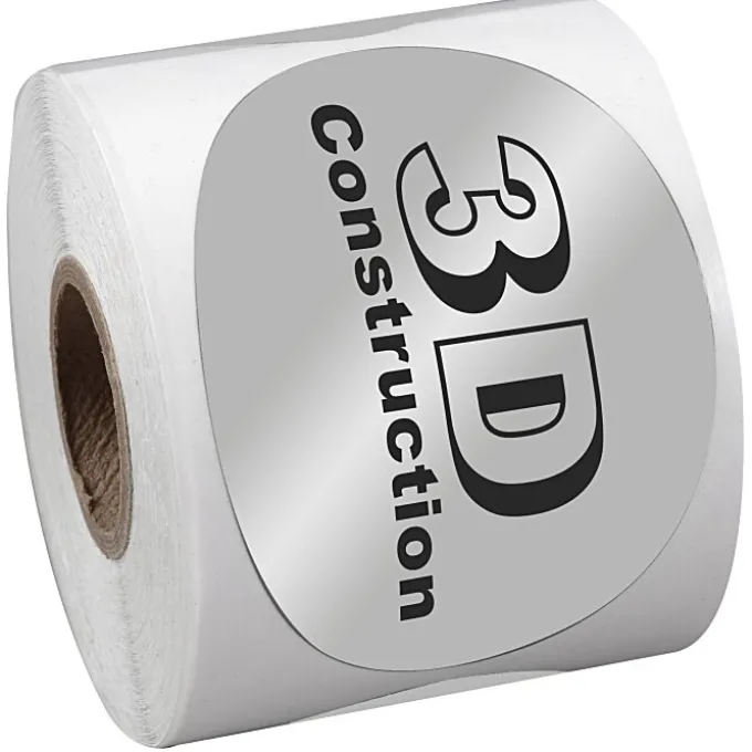 Sticker by the Roll - Oval - 2 inches x 3 inches