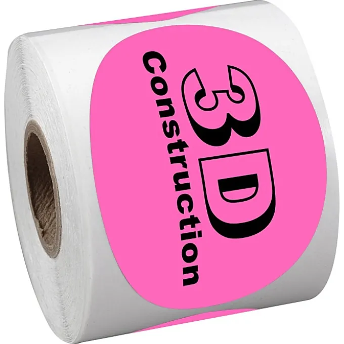 Sticker by the Roll - Oval - 2 inches x 3 inches