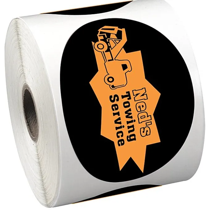 Sticker by the Roll - Oval - 2-5/8 inches x 3-3/4 inches