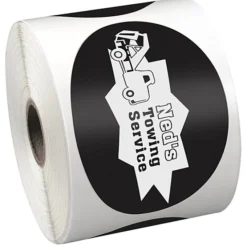 Sticker by the Roll - Oval - 2-5/8 inches x 3-3/4 inches