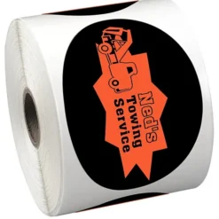 Sticker by the Roll - Oval - 2-5/8 inches x 3-3/4 inches