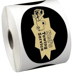 Sticker by the Roll - Oval - 2-5/8 inches x 3-3/4 inches
