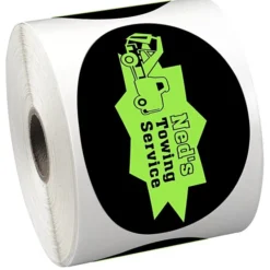 Sticker by the Roll - Oval - 2-5/8 inches x 3-3/4 inches