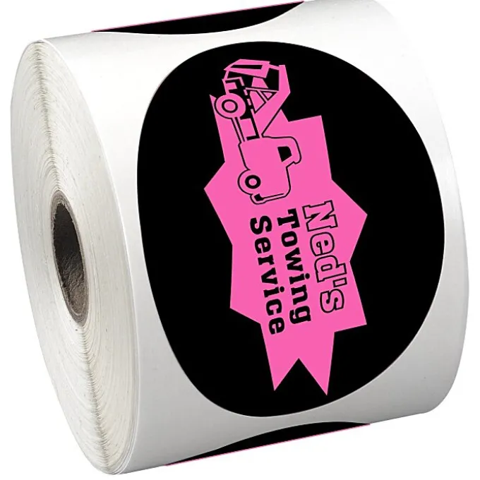 Sticker by the Roll - Oval - 2-5/8 inches x 3-3/4 inches
