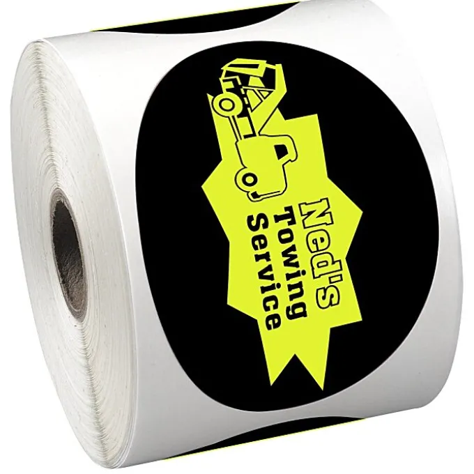 Sticker by the Roll - Oval - 2-5/8 inches x 3-3/4 inches