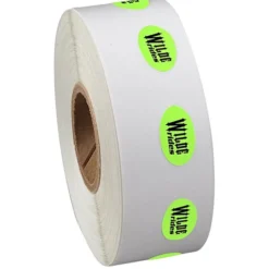 Sticker by the Roll - Oval - 3/8 inches x 5/8 inches