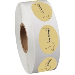 Sticker by the Roll - Oval - 3/4 inches x 1-1/8 inches