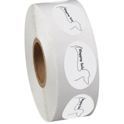 Sticker by the Roll - Oval - 3/4 inches x 1-1/8 inches