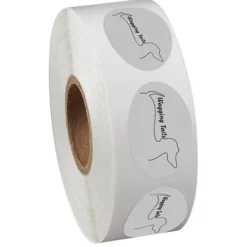 Sticker by the Roll - Oval - 3/4 inches x 1-1/8 inches
