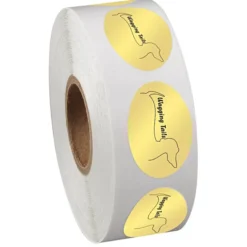 Sticker by the Roll - Oval - 3/4 inches x 1-1/8 inches