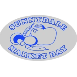 Sticker by the Roll - Oval - 2-1/2 inches x 4-1/4 inches