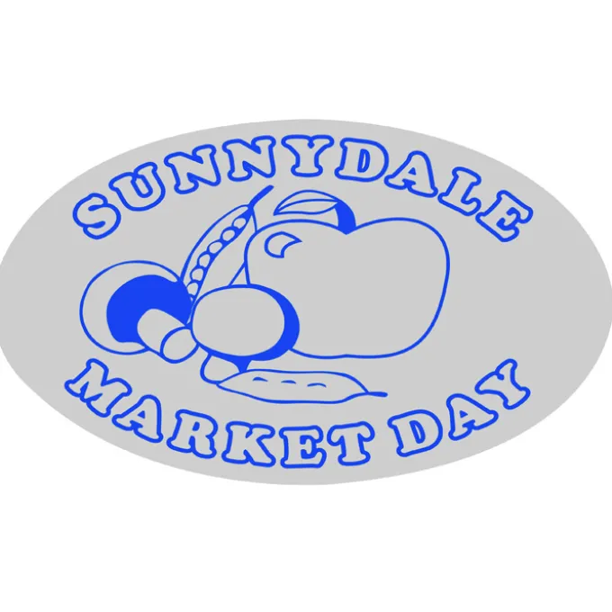 Sticker by the Roll - Oval - 2-1/2 inches x 4-1/4 inches