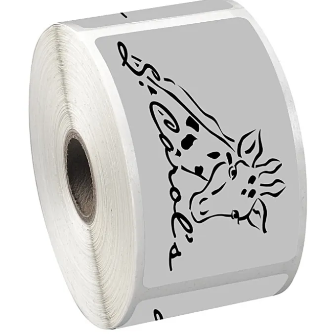 Sticker by the Roll - Rectangle - 2 inches x 3-1/2 inches