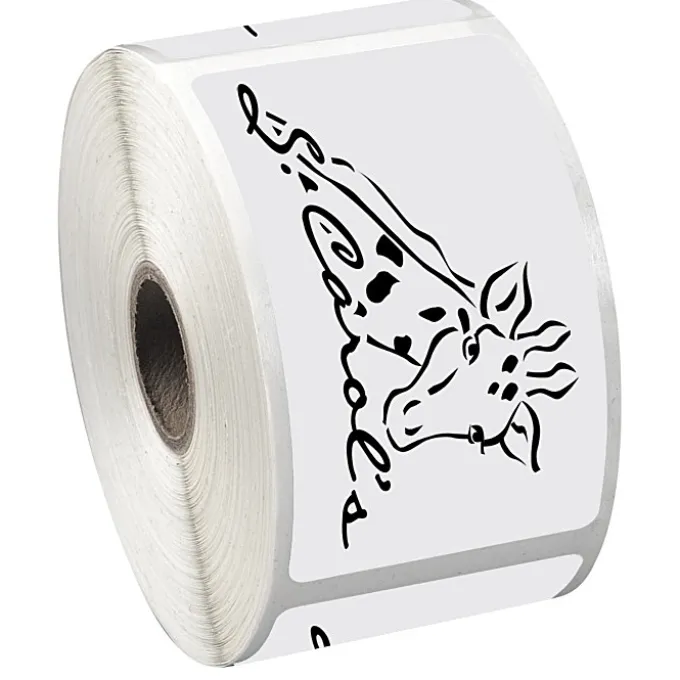 Sticker by the Roll - Rectangle - 2 inches x 3-1/2 inches