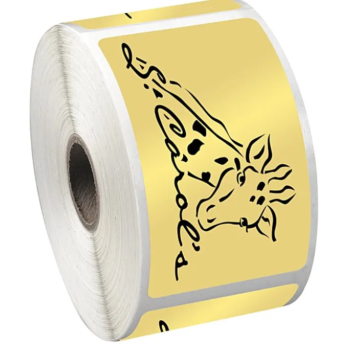Sticker by the Roll - Rectangle - 2 inches x 3-1/2 inches