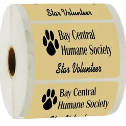 Sticker by the Roll - Rectangle - 2 inches x 3 inches