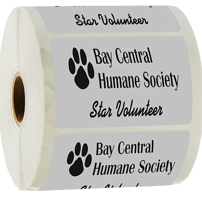 Sticker by the Roll - Rectangle - 2 inches x 3 inches
