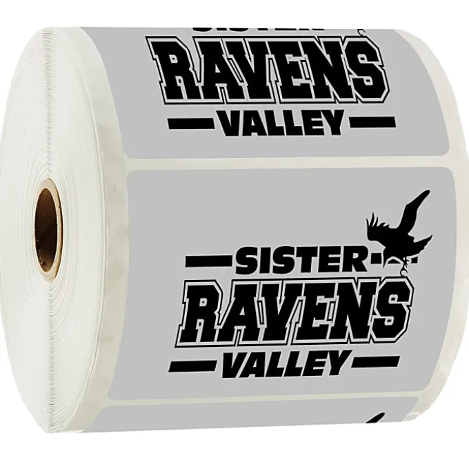 Sticker by the Roll - Rectangle - 3 inches x 4 inches