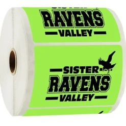 Sticker by the Roll - Rectangle - 3 inches x 4 inches
